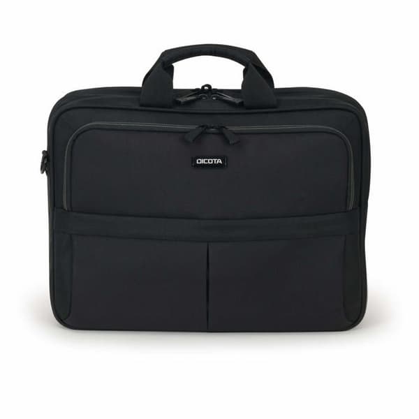DICOTA Top Traveler SCALE väska - 17,3" - Svart - Skumvaddering och elastiska fästband
