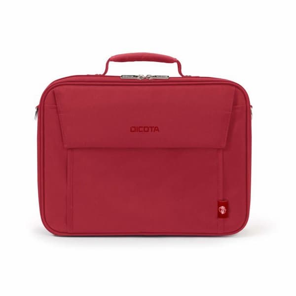 Dicota DICOTA Väska MULTI BASE Röd bärbar dator 14"-15.6" Lätt skydd polyester metallram och flera fack D30