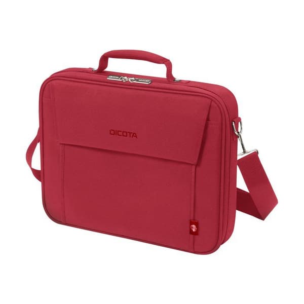 Dicota DICOTA Väska MULTI BASE Röd bärbar dator 14"-15.6" Lätt skydd polyester metallram och flera fack D30