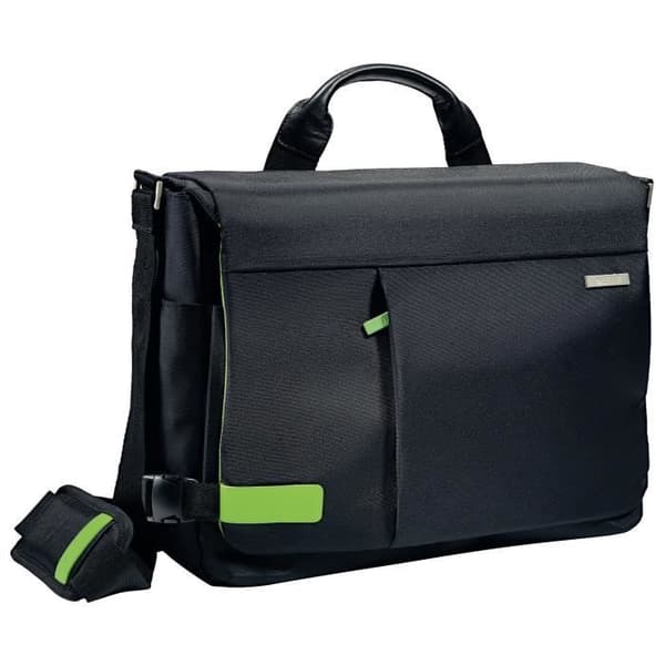 Leitz Laptop Messenger Bag 15,6" Komplett, Portfölj, 39,6 cm (15,6"), Axelrem, 900 g, Svart, Grön