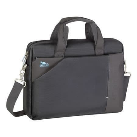 RIVACASE Central Series Notebook-/laptopväska - Svart - 15,6 tum - Ytterligare fack