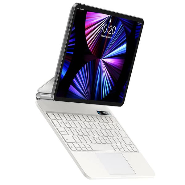 Taske med tastatur til iPad Baseus Brilliance PRO 10, 10,9" (hvid)