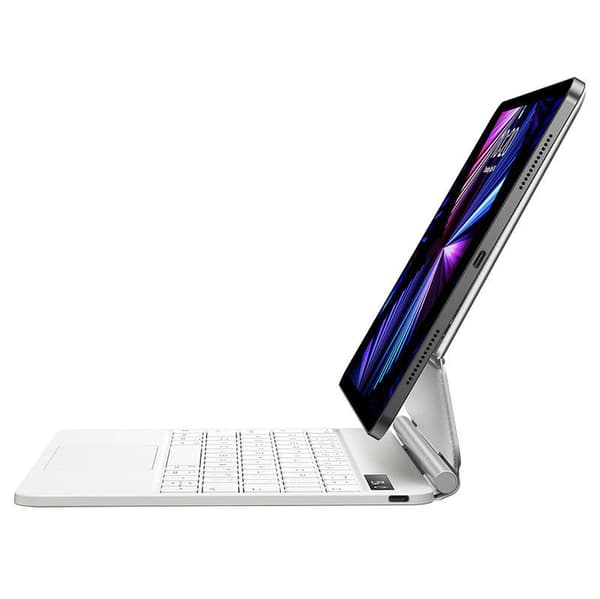 Taske med tastatur til iPad Baseus Brilliance PRO 10, 10,9" (hvid)