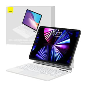 Taske med tastatur til iPad Baseus Brilliance PRO 10, 10,9" (hvid)