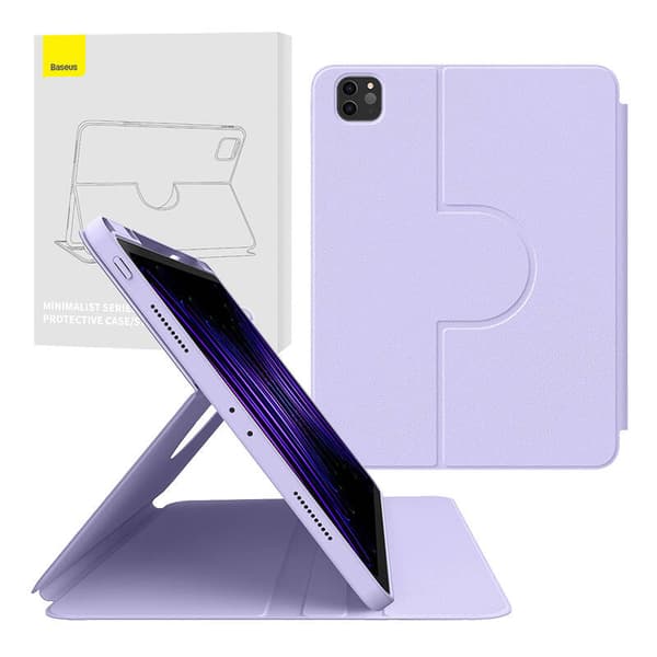 Baseus Minimalist Series IPad PRO 12.9 Magnetisk beskyttende etui (lilla)
