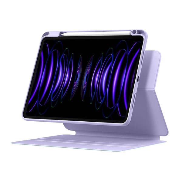 Baseus Minimalist Series IPad PRO 12.9 Magnetisk beskyttende etui (lilla)