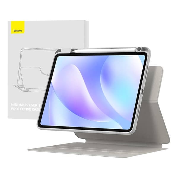 Baseus Minimalist Series IPad PRO 11"/Pad Air4/Air5 10,9" Magnetisk beskyttelsesveske (lys grå)