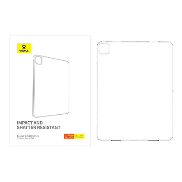 Etui ochronne Baseus Simple Pad Pro (2018/2020/2021/2022) 12,9" (przeźroczyste)