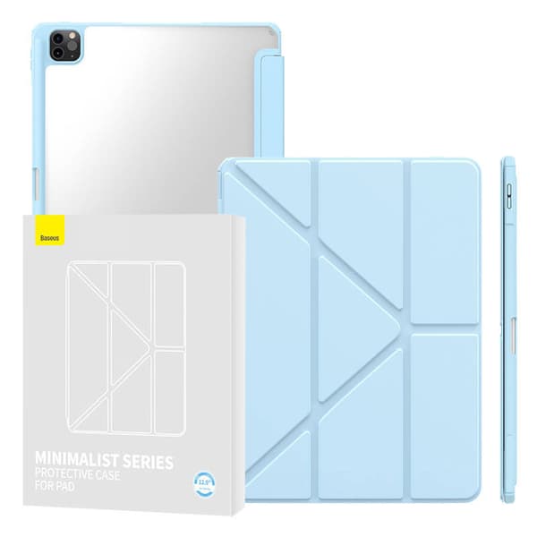 Beskyttelsesveske Baseus Minimalist for iPad Pro 12,9" 2020/2021/2022 (lyseblå)