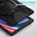 Pikkukuva 7 / 11: SKALO Samsung Tab S10 Ultra Extra Shockproof Armor 360 Kahva/Tripod Suojakuori - Musta