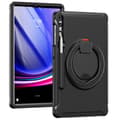 Pikkukuva 2 / 10: SKALO Samsung Tab S10 Plus Extra Shockproof Armor 360 Kahva/Tripod Suojakuori - Musta