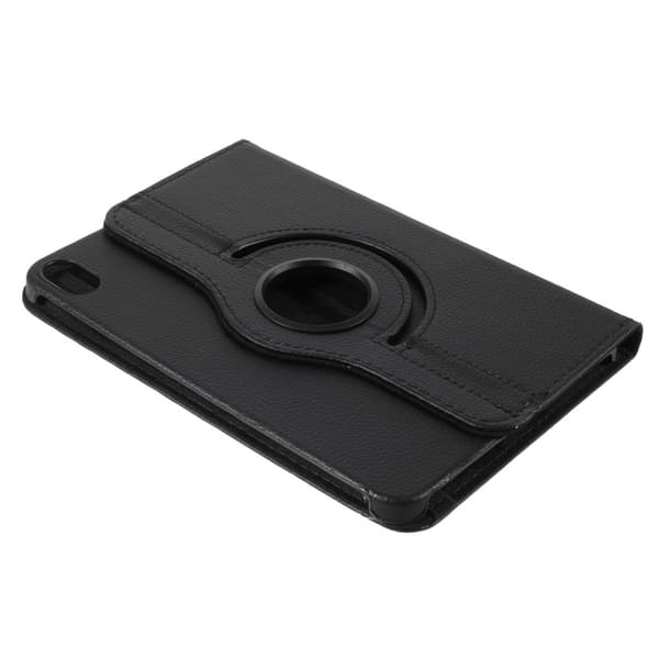 SKALO iPad Mini (2024) 360 Litchi Fodral - Svart