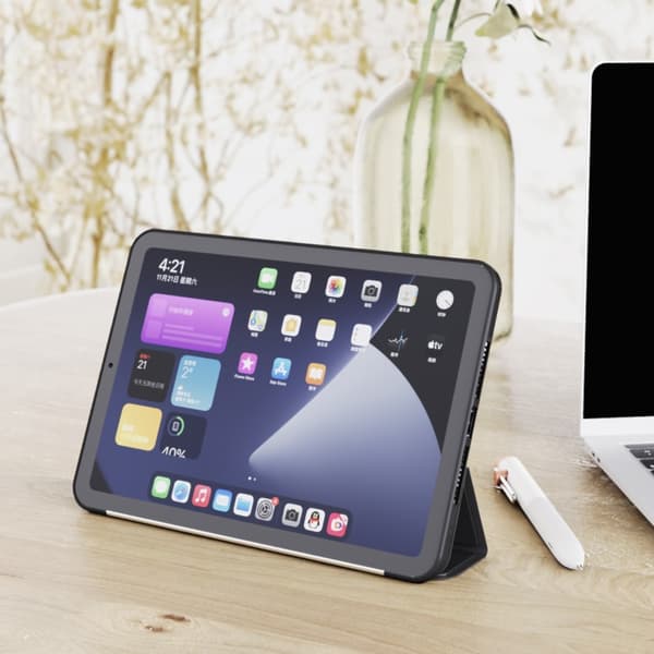 SKALO iPad Mini (2024) Trifold Flip Cover - Sort