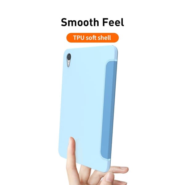 SKALO iPad Mini (2024) Trifold Suojakotelo - Sininen