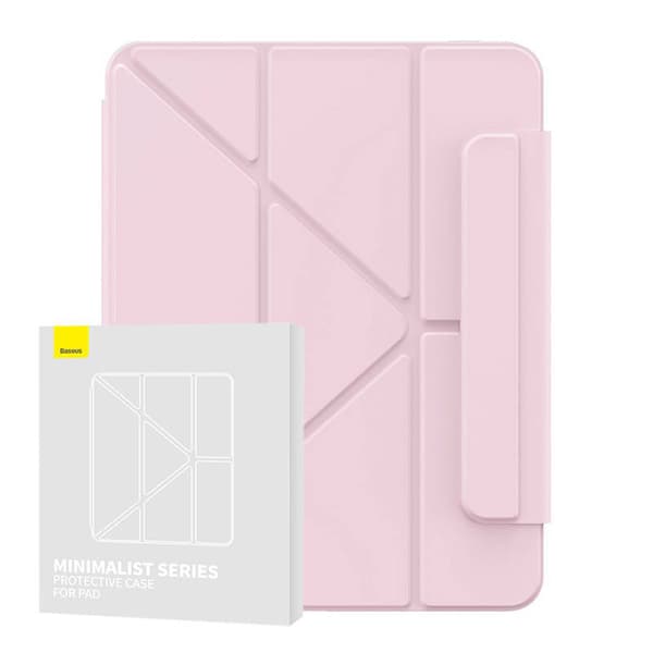 Magnetfodral Baseus Minimalist för Pad Air4/Air5 10,9" (babyrosa)