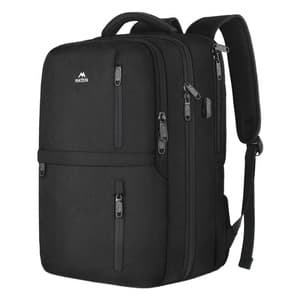 Matein 1197 Svart USB 17'' laptop reseryggsäck