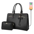 Miniatyrbillede 1 af 5: 15,6'' laptoptaske til kvinder med kosmetiketui Matein 1310 Black USB