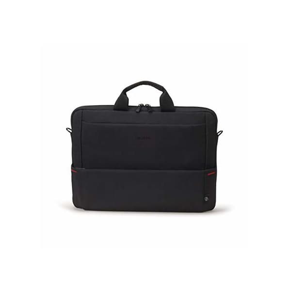 DICOTA Ecological Bag SLIM + BASE Svart För 13-15,6" bärbar dator Gott om lagringsutrymme, HDF-skum Livstidsgaranti D3183