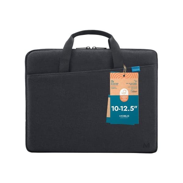 Kompakt väska - Mobilis - Trendy - 35% återvunnet - 10-12.5'' - Svart
