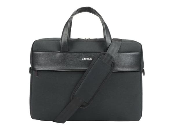 MOBILIS Laptopväska - Vattenavvisande material - Svart och Silver