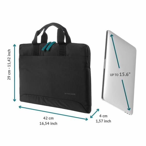 Tucano Smilza Laptopväska 15,6" svart