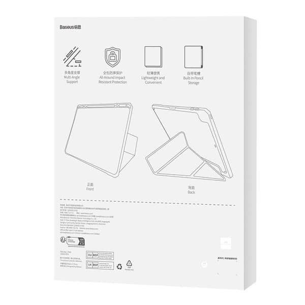 Beskyttelsesveske Baseus Minimalist for iPad Air 4/5 10,9-tommers (hvit)