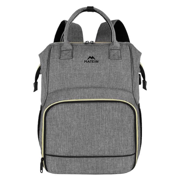 Laptop-ryggsekk / lunsjpose 15,6'' Matein 1368 USB Grå