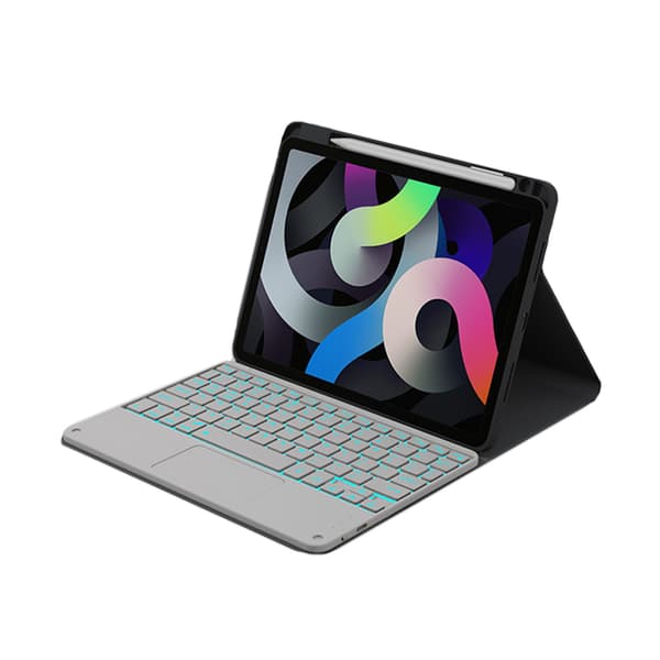 INF iPad Air 2-fodral med bakgrundsbelyst tangentbord och styrplatta iPad 10.9/11 inches M2