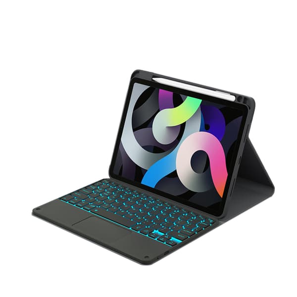 INF iPad Air 2-fodral med bakgrundsbelyst tangentbord och styrplatta iPad Air 2 9.7 inches