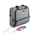 Miniatyrbild 7 av 8: Laptopväska - URBAN FACTORY - MTE14UF - 13''/14'' - USB-port - Gråmelerad