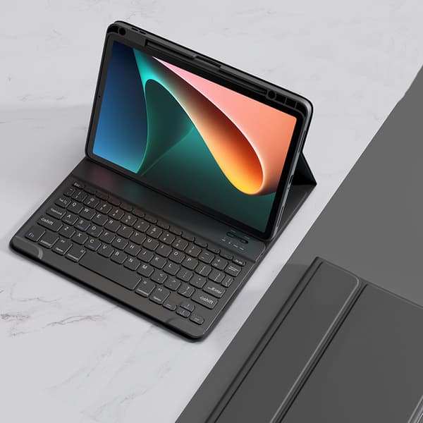 INF Xiaomi Pad 5/5 Pro tastaturveske - Avtagbart magnetisk Bluetooth-tastatur