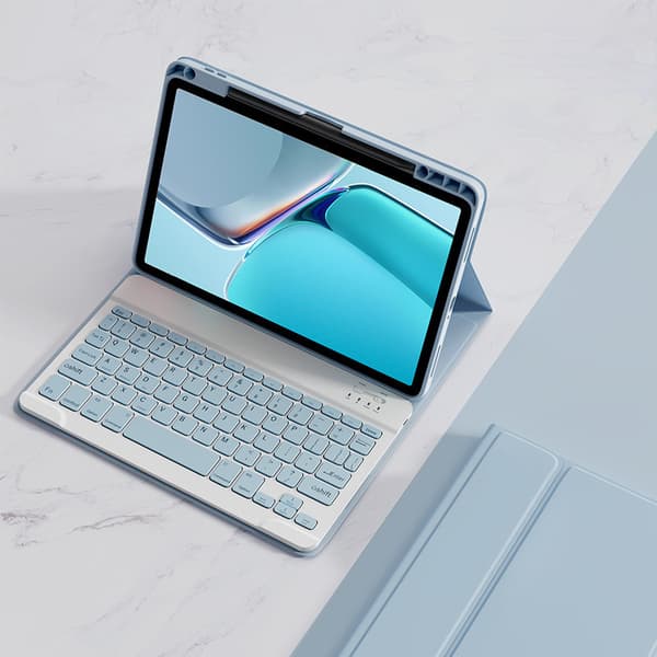 INF Xiaomi Pad 5/5 Pro tastaturveske - [Vanlig] Mist Blue