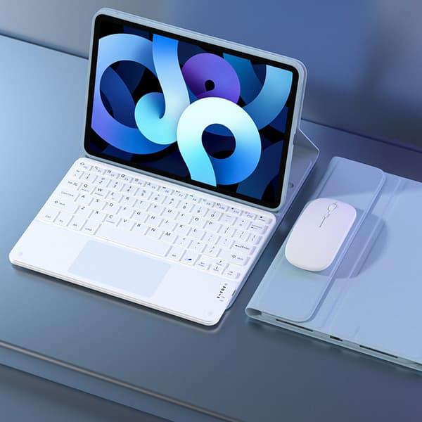 INF Xiaomi Pad 6/6 Pro 11" magnetisk tastaturveske med mus - blå