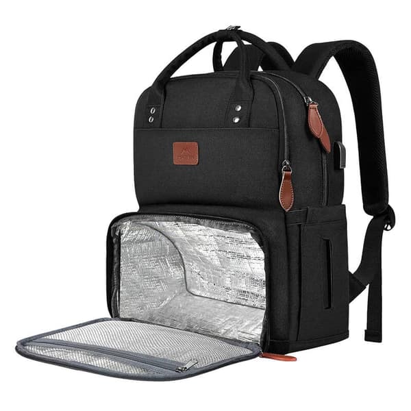 Laptop Ryggsäck / Lunchväska 15,6'' Matein 1162 USB Svart