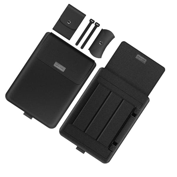 INF Laptopfodral, skyddande fodral i PU-läder