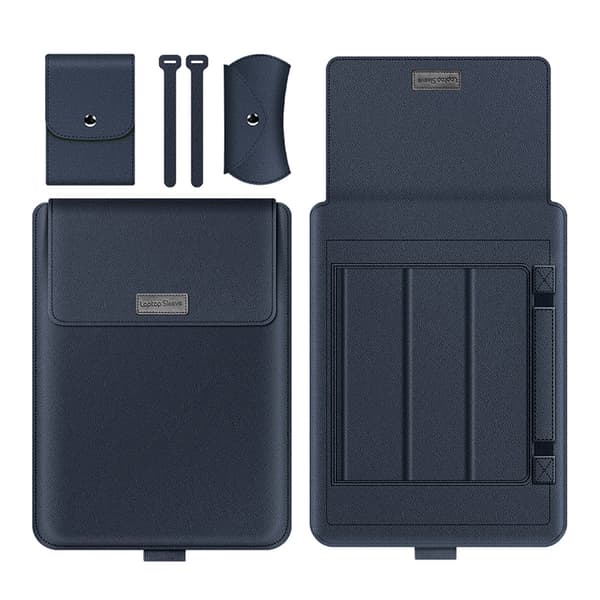 INF Laptop-sleeve, beskyttende etui i PU-læder