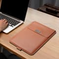Miniatyrbillede 4 af 4: INF Laptop-sleeve, beskyttende etui i PU-læder
