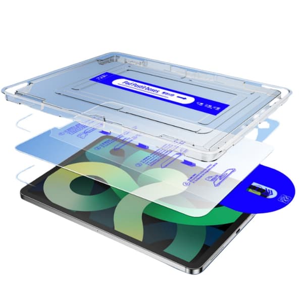 INF Nytt herdet glass skjermbeskytter for iPad Air 3/Pro 10,5 tommer med applikator
