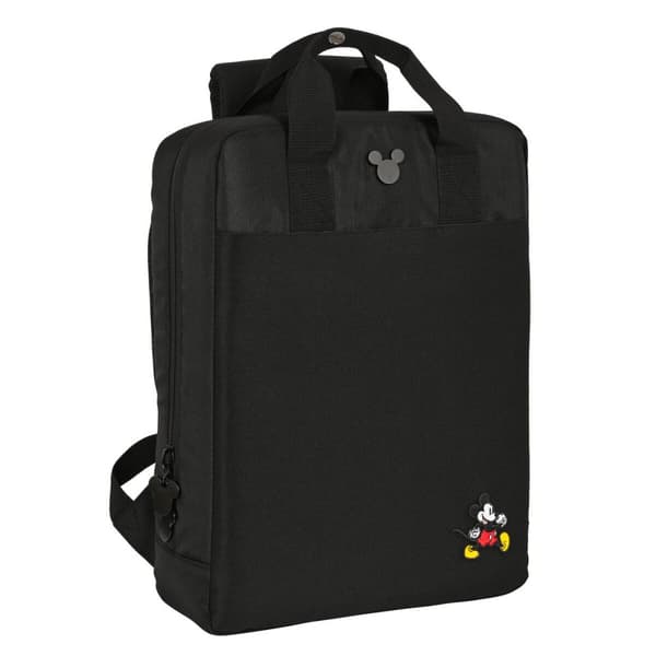 Laptopryggsäck Mickey Mouse Clubhouse Svart 29 x 39 x 11 cm