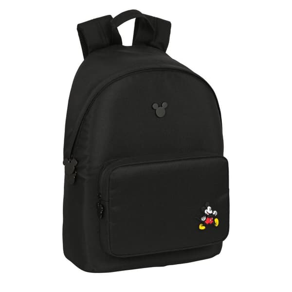 Laptop Ryggsekk Mickey Mouse Clubhouse Svart 31 x 41 x 16 cm