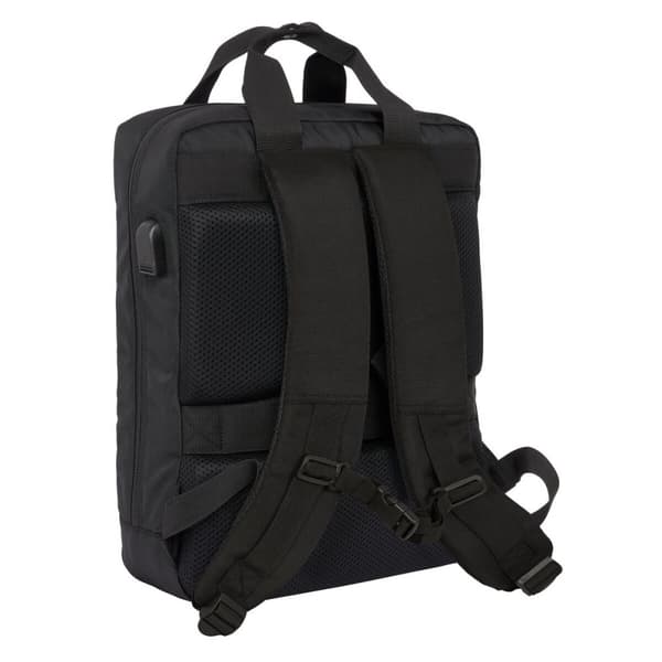 Laptop Ryggsekk F.C. Barcelona Premium Svart 29 x 39 x 11 cm 13,3"