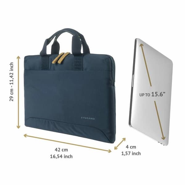 Tucano Smilza Laptopväska 15,6" blå