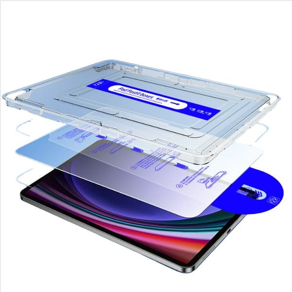 INF Samsung Galaxy Tab S10+/S9+ (12,4 tommer) skærmbeskytter i hærdet glas med støvfri applikator