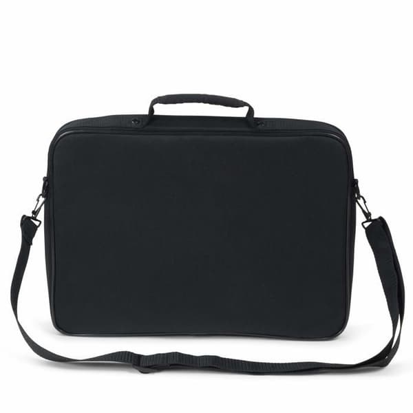 DICOTA Basväska BASE XX Clamshell Svart för bärbar dator 13"-14.1'' lätt i polyester med dragkedja, vadderat fack