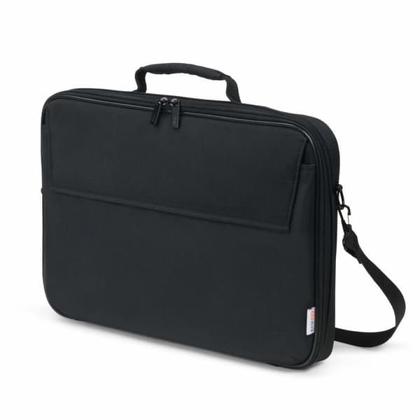 DICOTA Basväska BASE XX Clamshell Svart för bärbar dator 13"-14.1'' lätt i polyester med dragkedja, vadderat fack