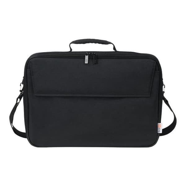 DICOTA Basväska BASE XX Clamshell Svart för bärbar dator 13"-14.1'' lätt i polyester med dragkedja, vadderat fack