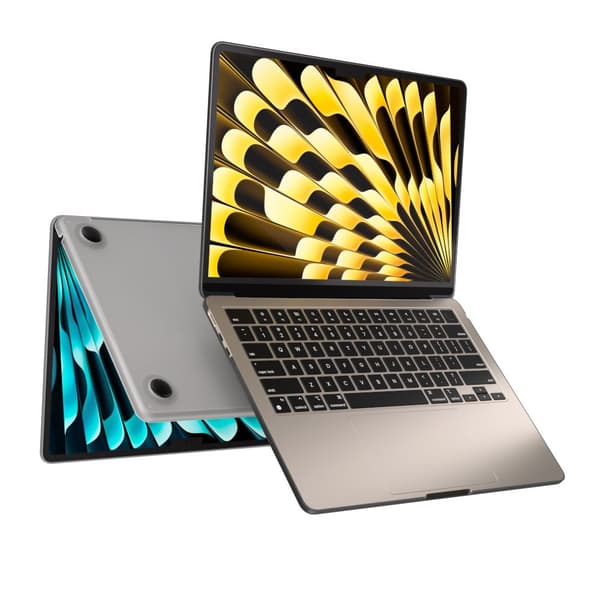 NEXT ONE SafeGuard Case MacBook Air 15" M2 / M3 sumu läpinäkyvä