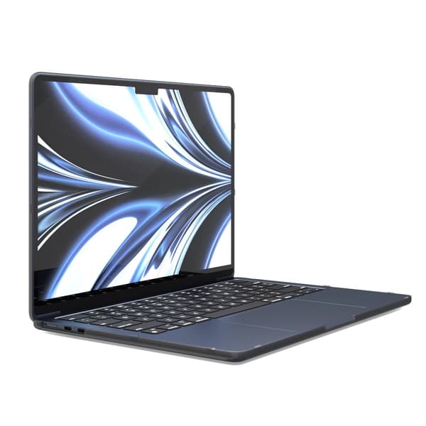 NEXT ONE SafeGuard Case MacBook Air 13" M2 / M3 røgsort