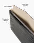 Miniatyrbild 1 av 5: Slim Laptop Sleeve 16\" Black Croco