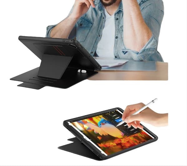 INF iPad Mini Etui med Penneholder, Automatisk Vækning\/Dvale Smart Cover iPad Mini 4/5